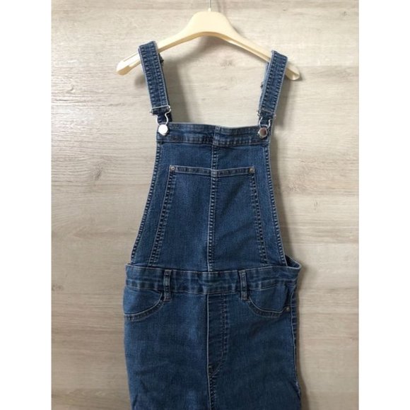 H&M Denim Dark Blue Overalls / Dungarees Size 8 - Picture 4 of 9
